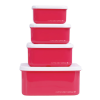 Set van brood- en snackdoosjes - Lunch & snack box set cherries
